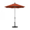 California Umbrella - 7.5' - Patio Umbrella Umbrella - Aluminum Pole - Sunset - Olefin - GSCUF758010-F27