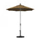 California Umbrella - 7.5' - Patio Umbrella Umbrella - Aluminum Pole - Woven Sesame - Olefin - GSCUF758010-F76