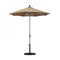 California Umbrella - 7.5' - Patio Umbrella Umbrella - Aluminum Pole - Terrace Sequoia - Olefin - GSCUF758010-FD10