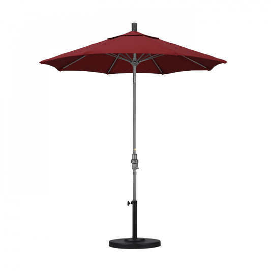 California Umbrella - 7.5' - Patio Umbrella Umbrella - Aluminum Pole - Red - Pacifica - GSCUF758010-SA03