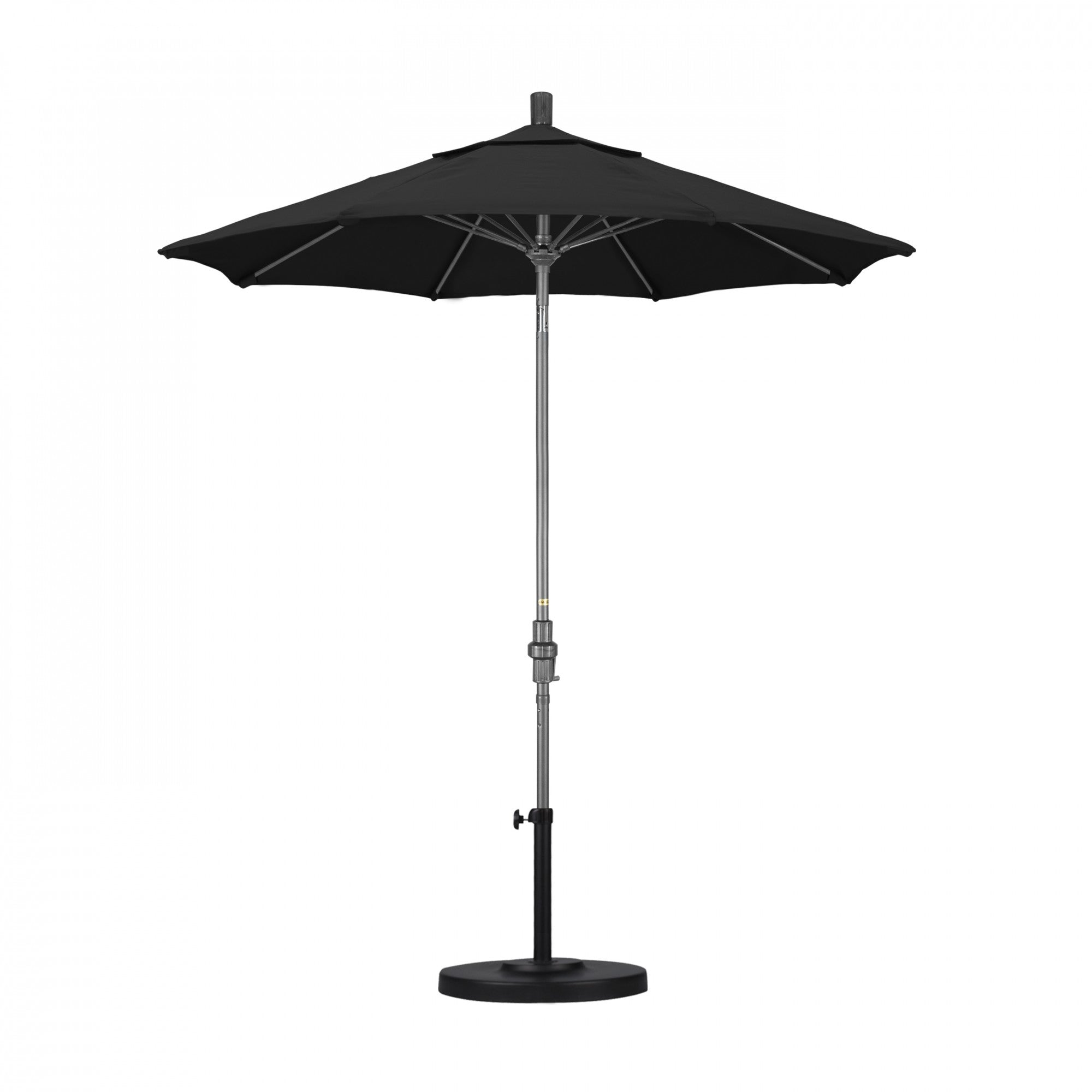 California Umbrella - 7.5' - Patio Umbrella Umbrella - Aluminum Pole - Black - Pacifica - GSCUF758010-SA08