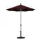 California Umbrella - 7.5' - Patio Umbrella Umbrella - Aluminum Pole - Burgundy - Pacifica - GSCUF758010-SA36