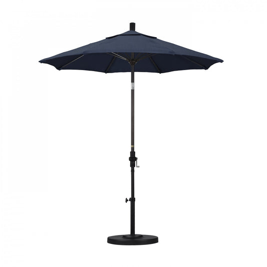 California Umbrella - 7.5' - Patio Umbrella Umbrella - Aluminum Pole - Spectrum Indigo - Sunbrella  - GSCUF758117-48080