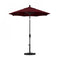 California Umbrella - 7.5' - Patio Umbrella Umbrella - Aluminum Pole - Spectrum Ruby - Sunbrella  - GSCUF758117-48095