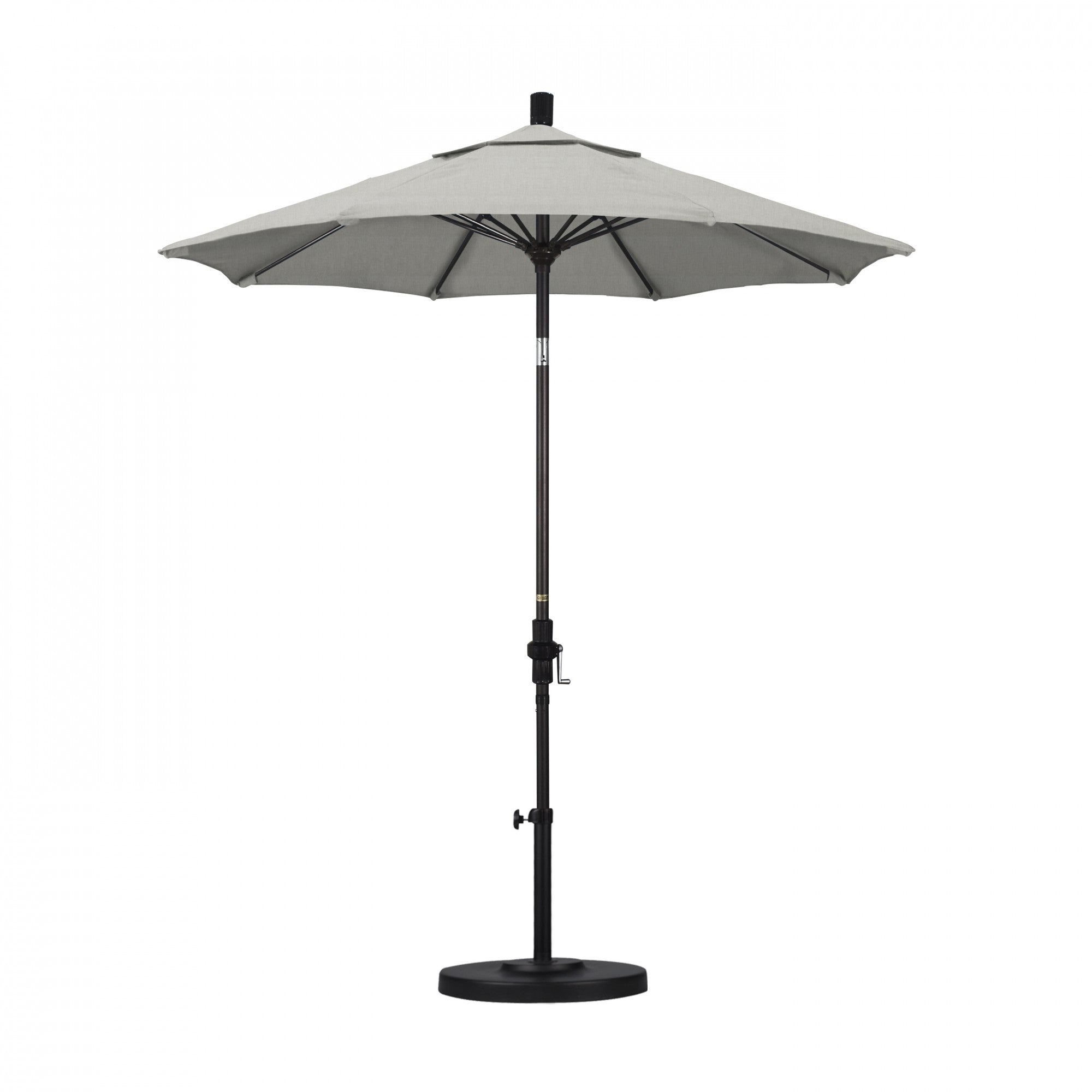 California Umbrella - 7.5' - Patio Umbrella Umbrella - Aluminum Pole - Granite - Sunbrella  - GSCUF758117-5402