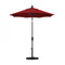California Umbrella - 7.5' - Patio Umbrella Umbrella - Aluminum Pole - Jockey Red - Sunbrella  - GSCUF758117-5403