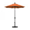 California Umbrella - 7.5' - Patio Umbrella Umbrella - Aluminum Pole - Tangerine - Sunbrella  - GSCUF758117-5406