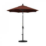 California Umbrella - 7.5' - Patio Umbrella Umbrella - Aluminum Pole - Henna - Sunbrella  - GSCUF758117-5407
