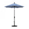 California Umbrella - 7.5' - Patio Umbrella Umbrella - Aluminum Pole - Air Blue - Sunbrella  - GSCUF758117-5410