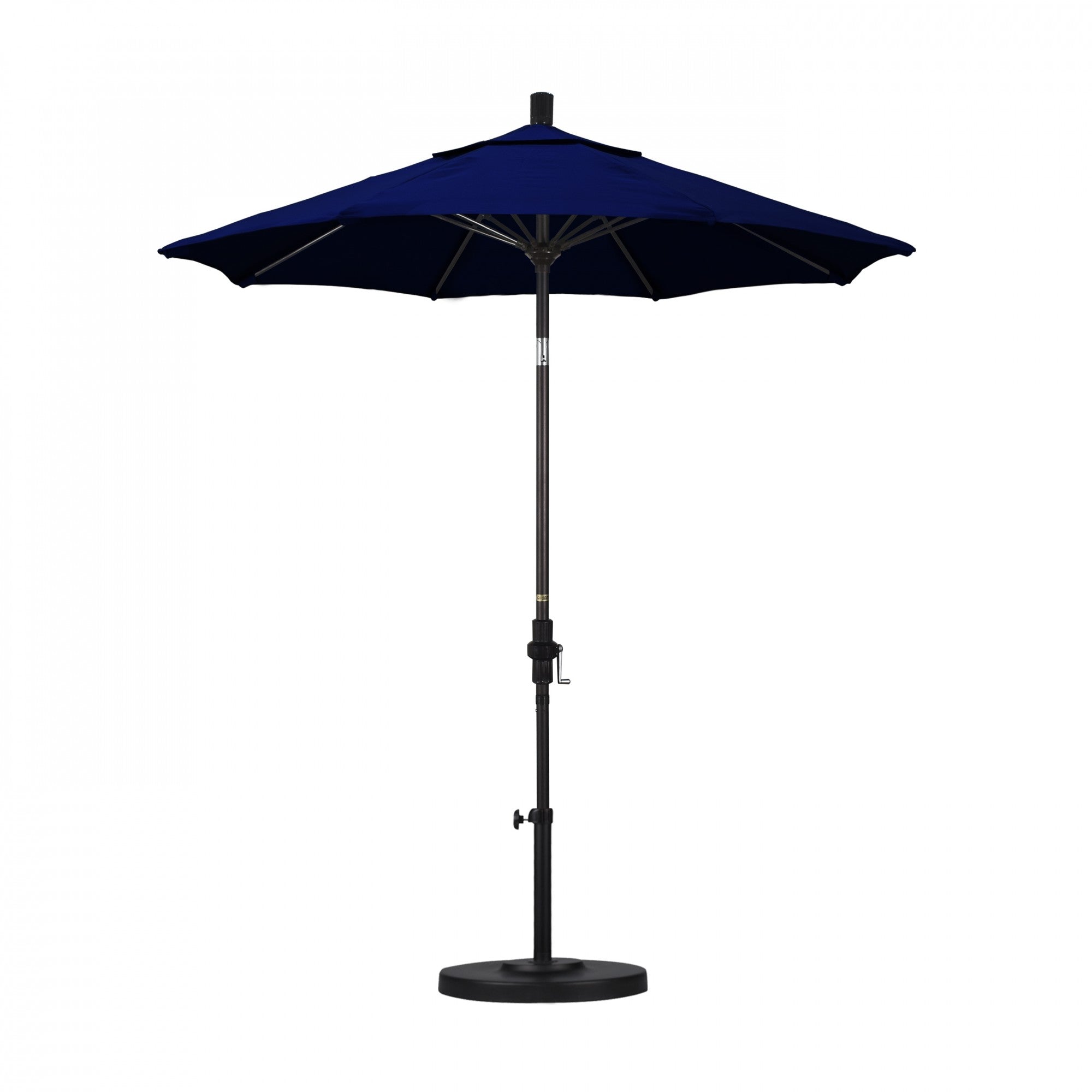 California Umbrella - 7.5' - Patio Umbrella Umbrella - Aluminum Pole - True Blue - Sunbrella  - GSCUF758117-5499