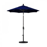 California Umbrella - 7.5' - Patio Umbrella Umbrella - Aluminum Pole - True Blue - Sunbrella  - GSCUF758117-5499