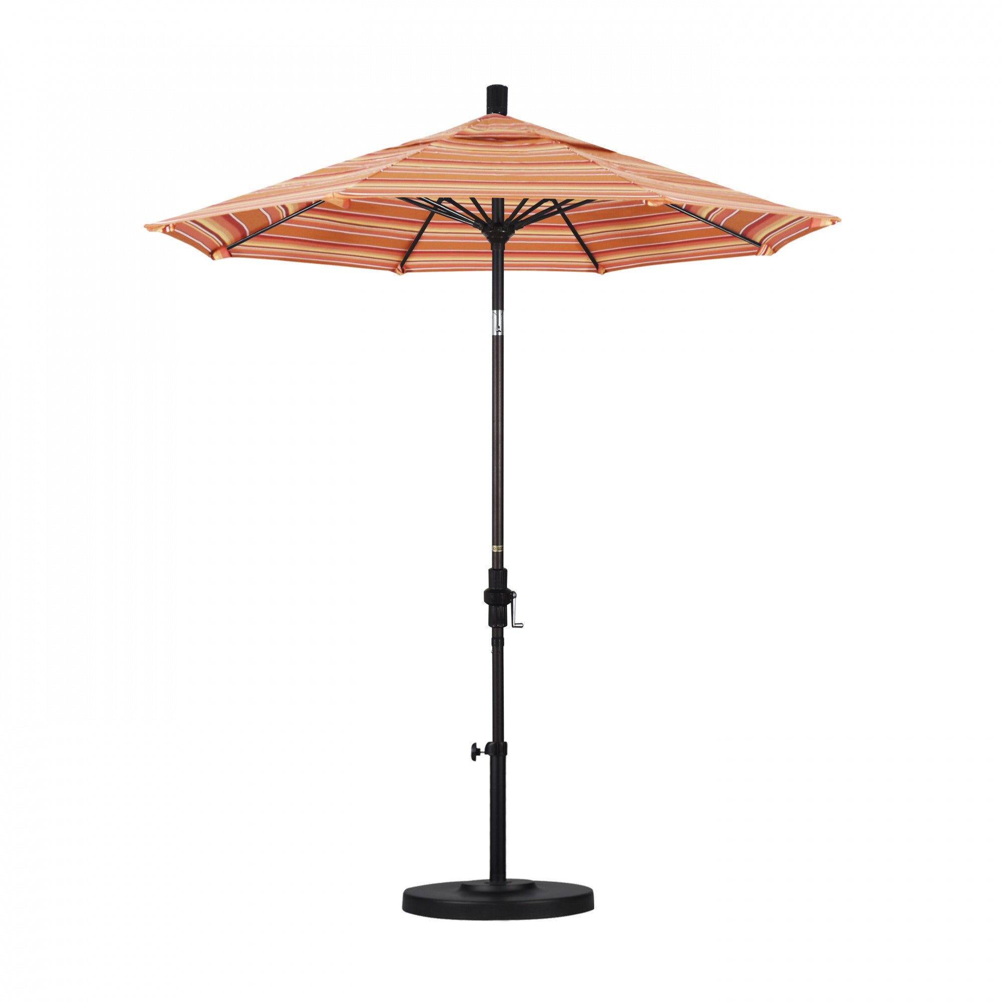 California Umbrella - 7.5' - Patio Umbrella Umbrella - Aluminum Pole - Dolce Mango - Sunbrella  - GSCUF758117-56000