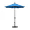California Umbrella - 7.5' - Patio Umbrella Umbrella - Aluminum Pole - Canvas Cyan - Sunbrella  - GSCUF758117-56105