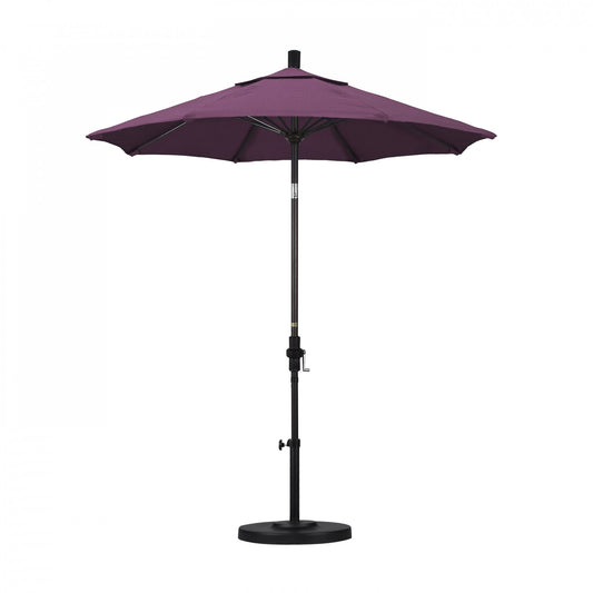 California Umbrella - 7.5' - Patio Umbrella Umbrella - Aluminum Pole - Iris - Sunbrella  - GSCUF758117-57002