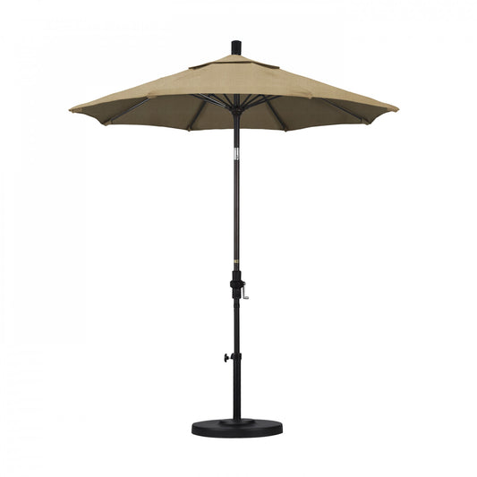 California Umbrella - 7.5' - Patio Umbrella Umbrella - Aluminum Pole - Linen Sesame - Sunbrella  - GSCUF758117-8318