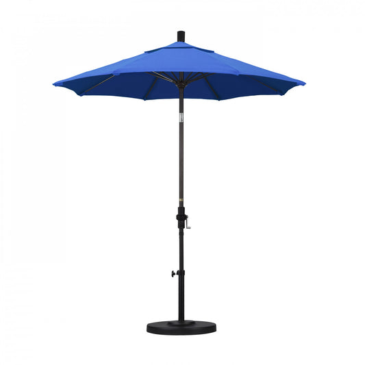 California Umbrella - 7.5' - Patio Umbrella Umbrella - Aluminum Pole - Royal Blue - Olefin - GSCUF758117-F03