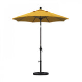 California Umbrella - 7.5' - Patio Umbrella Umbrella - Aluminum Pole - Lemon - Olefin - GSCUF758117-F25