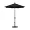 California Umbrella - 7.5' - Patio Umbrella Umbrella - Aluminum Pole - Black - Olefin - GSCUF758117-F32