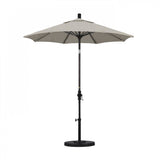 California Umbrella - 7.5' - Patio Umbrella Umbrella - Aluminum Pole - Woven Granite - Olefin - GSCUF758117-F77