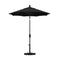 California Umbrella - 7.5' - Patio Umbrella Umbrella - Aluminum Pole - Black - Pacifica - GSCUF758117-SA08