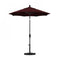California Umbrella - 7.5' - Patio Umbrella Umbrella - Aluminum Pole - Burgundy - Pacifica - GSCUF758117-SA36