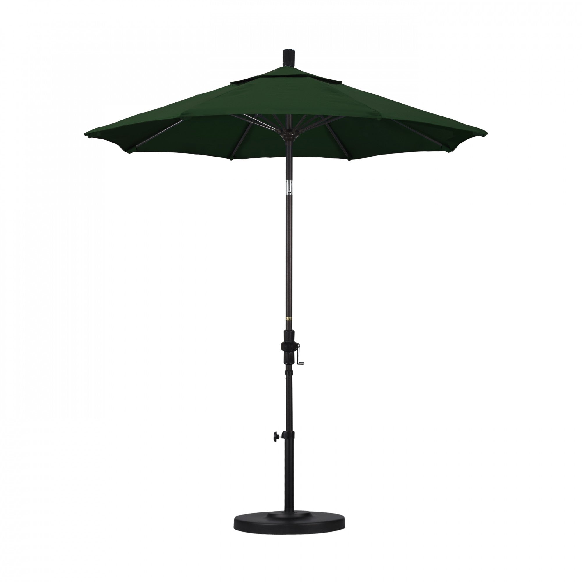 California Umbrella - 7.5' - Patio Umbrella Umbrella - Aluminum Pole - Hunter Green - Pacifica - GSCUF758117-SA46