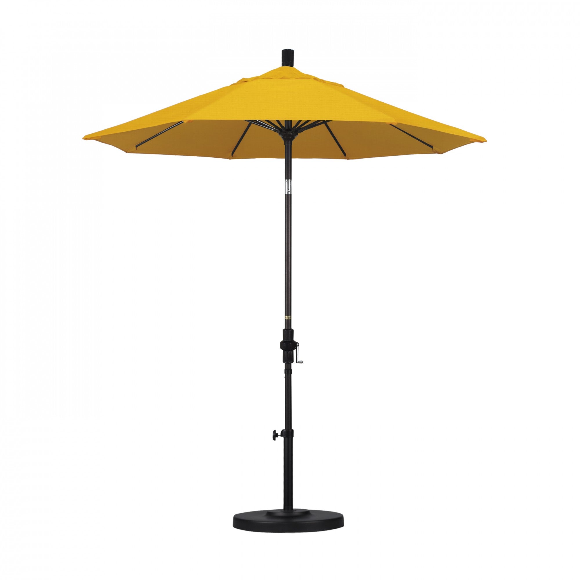 California Umbrella - 7.5' - Patio Umbrella Umbrella - Aluminum Pole - Yellow - Pacifica - GSCUF758117-SA57