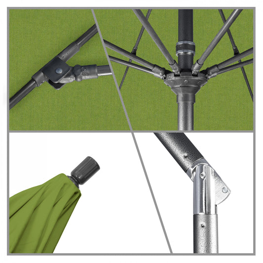 California Umbrella - 9' - Patio Umbrella Umbrella - Aluminum Pole - Spectrum Cilantro - Sunbrella  - GSCUF908010-48022