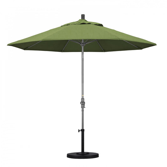 California Umbrella - 9' - Patio Umbrella Umbrella - Aluminum Pole - Spectrum Cilantro - Sunbrella  - GSCUF908010-48022
