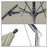 California Umbrella - 9' - Patio Umbrella Umbrella - Aluminum Pole - Spectrum Dove - Sunbrella  - GSCUF908010-48032