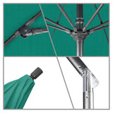 California Umbrella - 9' - Patio Umbrella Umbrella - Aluminum Pole - Spectrum Aztec - Sunbrella  - GSCUF908010-48090