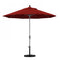 California Umbrella - 9' - Patio Umbrella Umbrella - Aluminum Pole - Jockey Red - Sunbrella  - GSCUF908010-5403
