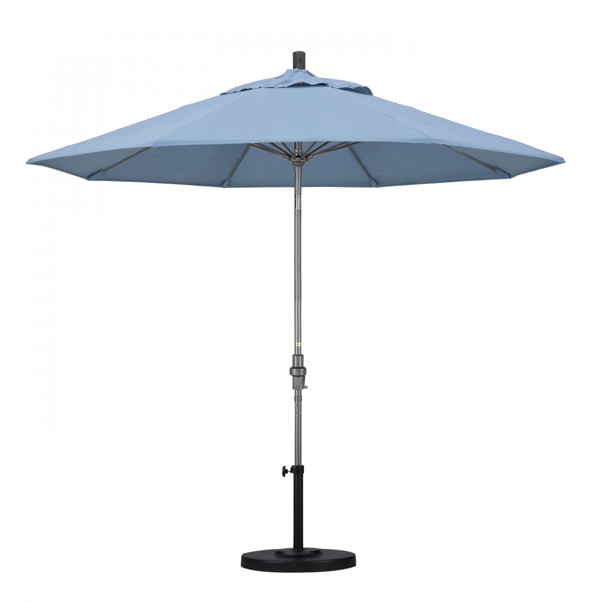 California Umbrella - 9' - Patio Umbrella Umbrella - Aluminum Pole - Air Blue - Sunbrella  - GSCUF908010-5410