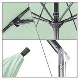 California Umbrella - 9' - Patio Umbrella Umbrella - Aluminum Pole - Spa - Sunbrella  - GSCUF908010-5413