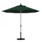 California Umbrella - 9' - Patio Umbrella Umbrella - Aluminum Pole - Forest Green - Sunbrella  - GSCUF908010-5446