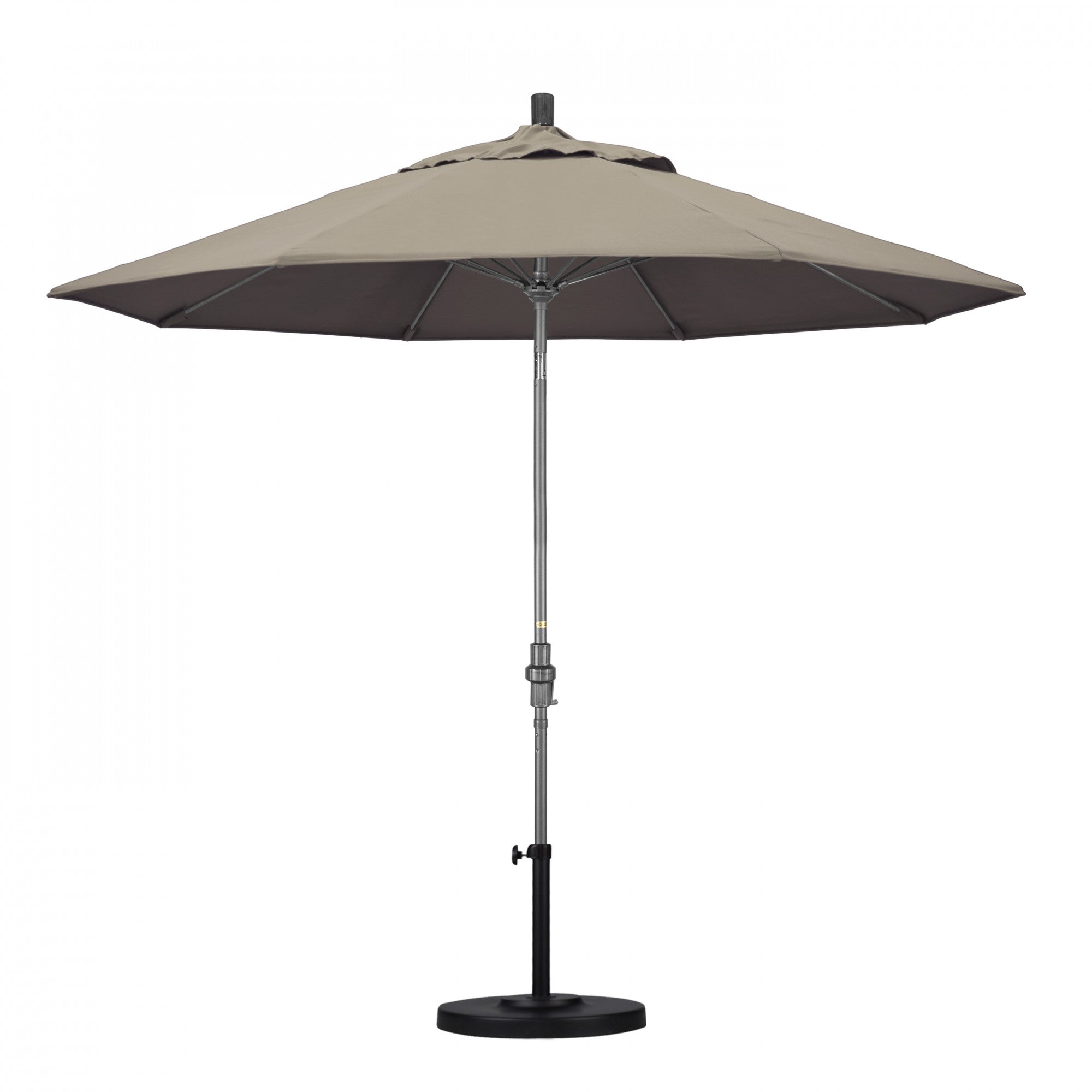 California Umbrella - 9' - Patio Umbrella Umbrella - Aluminum Pole - Taupe - Sunbrella  - GSCUF908010-5461