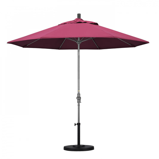 California Umbrella - 9' - Patio Umbrella Umbrella - Aluminum Pole - Hot Pink - Sunbrella  - GSCUF908010-5462