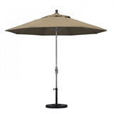 California Umbrella - 9' - Patio Umbrella Umbrella - Aluminum Pole - Heather Beige - Sunbrella  - GSCUF908010-5476