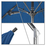 California Umbrella - 9' - Patio Umbrella Umbrella - Aluminum Pole - Regatta - Sunbrella  - GSCUF908010-5493