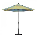 California Umbrella - 9' - Patio Umbrella Umbrella - Aluminum Pole - Astoria Lagoon - Sunbrella  - GSCUF908010-56096