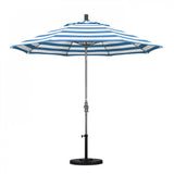 California Umbrella - 9' - Patio Umbrella Umbrella - Aluminum Pole - Cabana Regatta  - Sunbrella  - GSCUF908010-58029