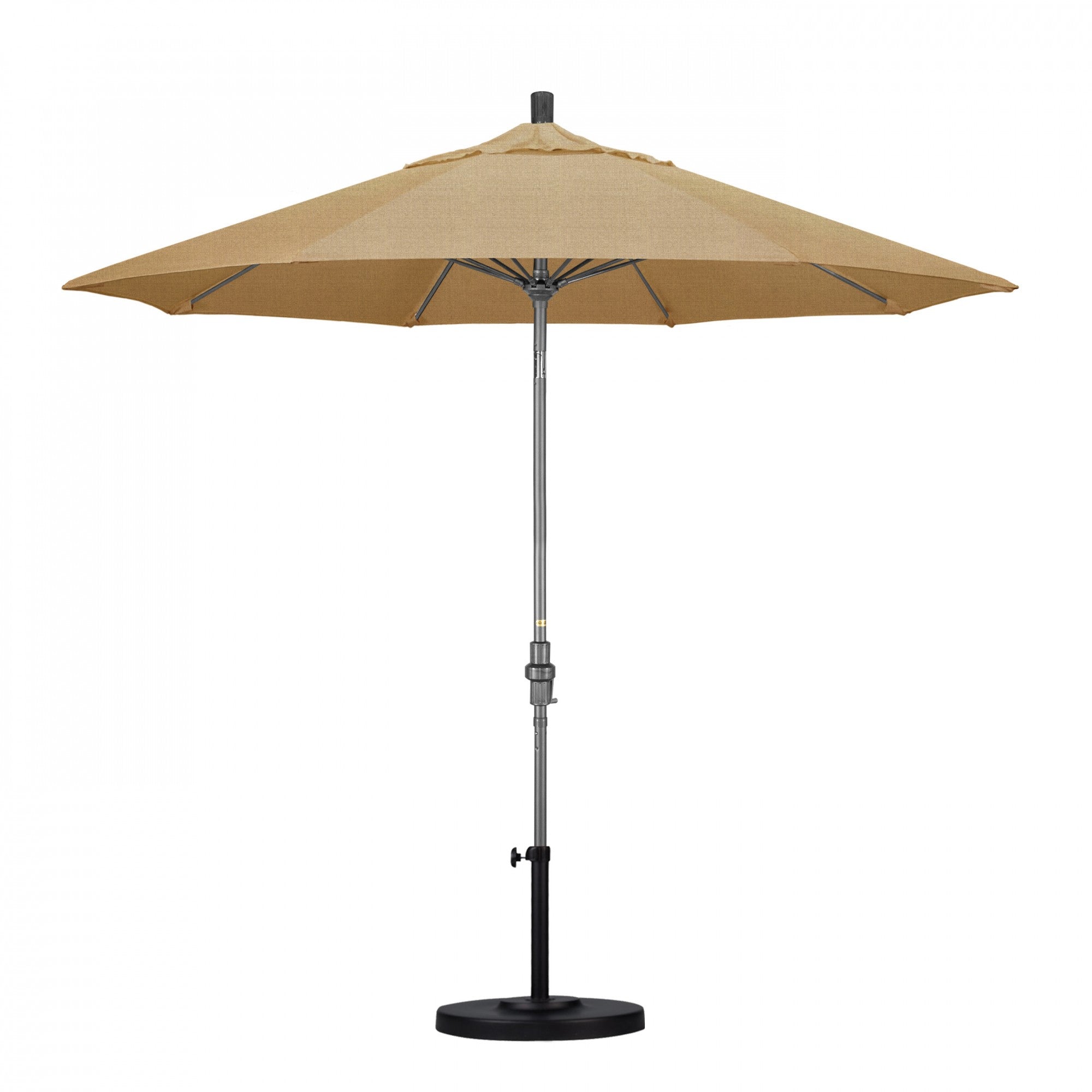 California Umbrella - 9' - Patio Umbrella Umbrella - Aluminum Pole - Linen Sesame - Sunbrella  - GSCUF908010-8318