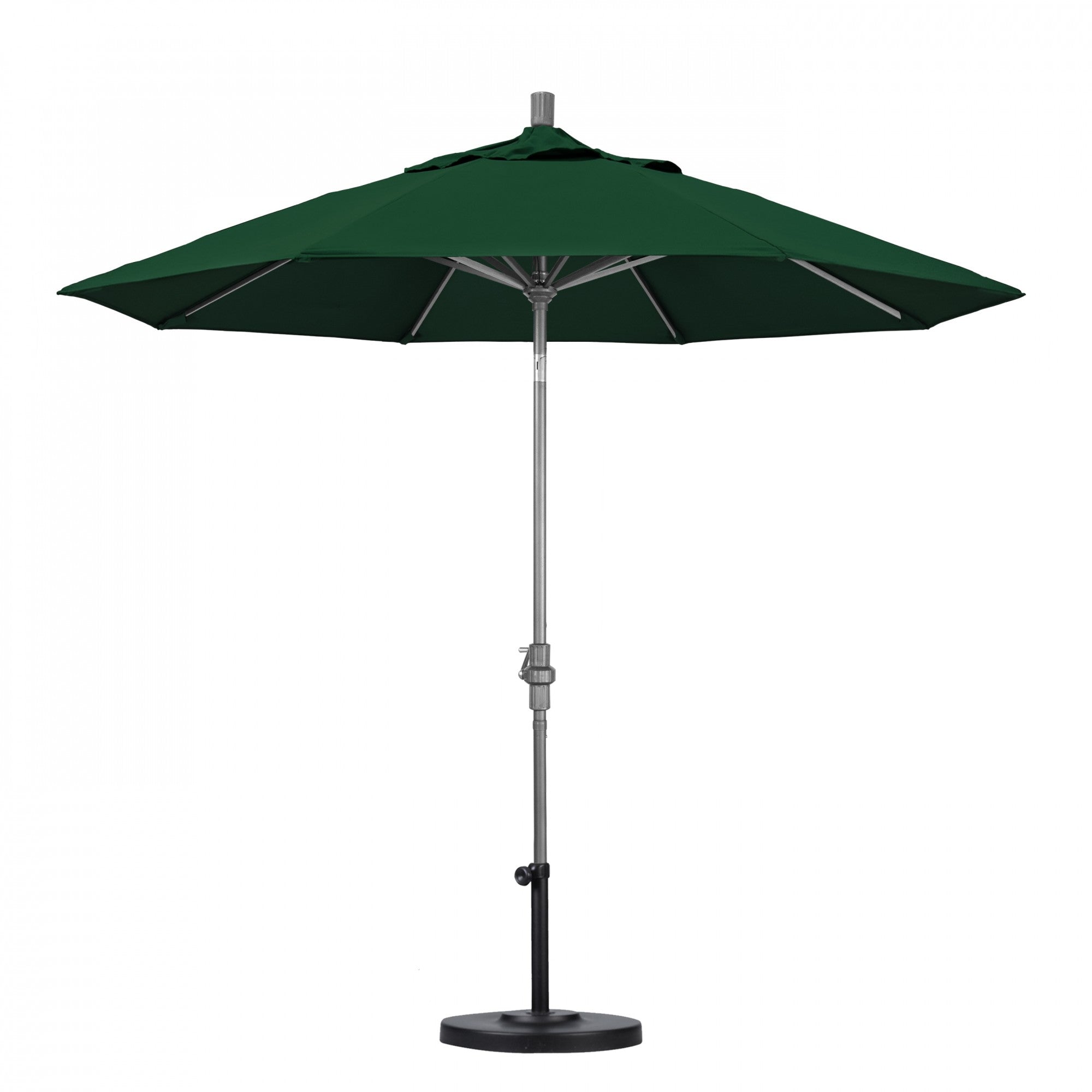 California Umbrella - 9' - Patio Umbrella Umbrella - Aluminum Pole - Hunter Green - Olefin - GSCUF908010-F08