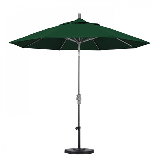 California Umbrella - 9' - Patio Umbrella Umbrella - Aluminum Pole - Hunter Green - Olefin - GSCUF908010-F08
