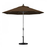 California Umbrella - 9' - Patio Umbrella Umbrella - Aluminum Pole - Teak - Olefin - GSCUF908010-F71