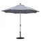 California Umbrella - 9' - Patio Umbrella Umbrella - Aluminum Pole - Navy White Cabana Stripe - Olefin - GSCUF908010-F96