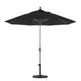 California Umbrella - 9' - Patio Umbrella Umbrella - Aluminum Pole - Black - Pacifica - GSCUF908010-SA08