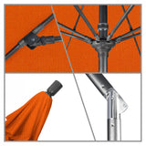 California Umbrella - 9' - Patio Umbrella Umbrella - Aluminum Pole - Tuscan - Pacifica - GSCUF908010-SA17