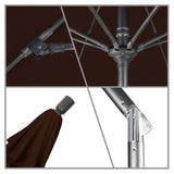 California Umbrella - 9' - Patio Umbrella Umbrella - Aluminum Pole - Mocha - Pacifica - GSCUF908010-SA32