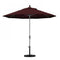 California Umbrella - 9' - Patio Umbrella Umbrella - Aluminum Pole - Burgundy - Pacifica - GSCUF908010-SA36